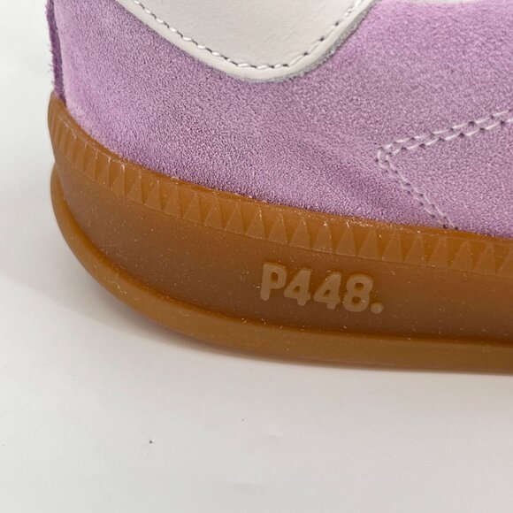P448 Monza Sneaker Size EU 40 Suede Leather Upper Lavender Gum Sole - Picture 7 of 16